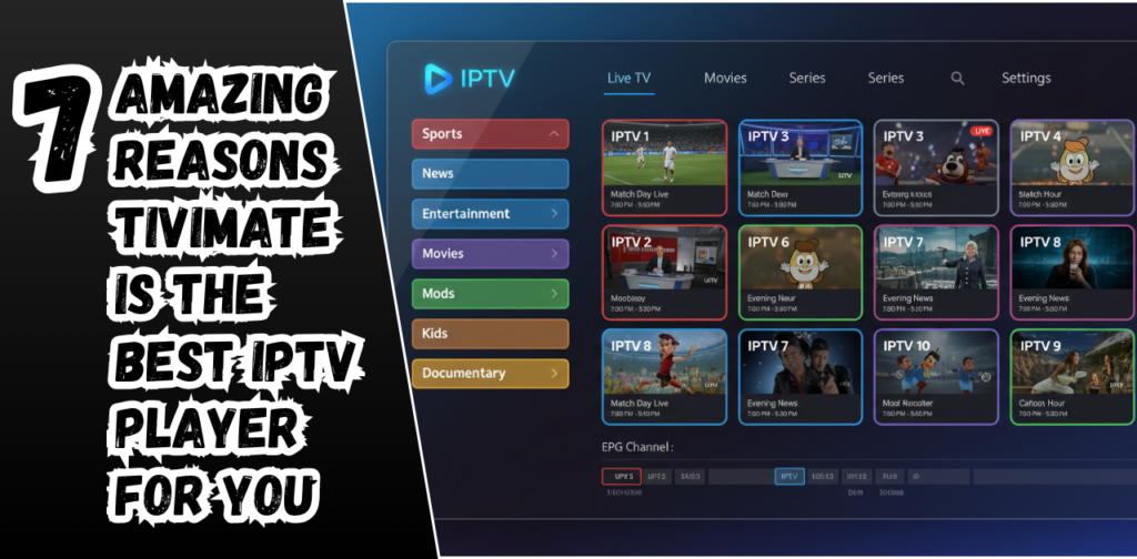 7 Amazing Reasons TiviMate Is the Best IPTV Player, versions of TiviMate, TiviMate player, TiviMate service,